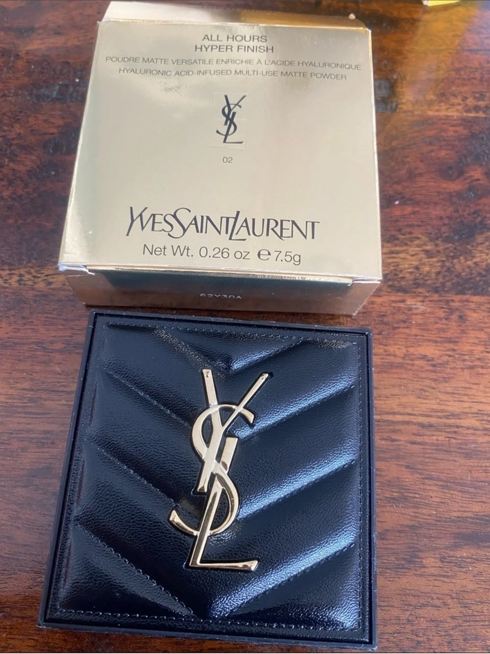 Yves Saint Laurent Gold & Black Compact Powder